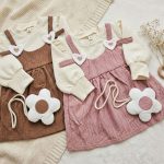 Frock with white flower Neckless