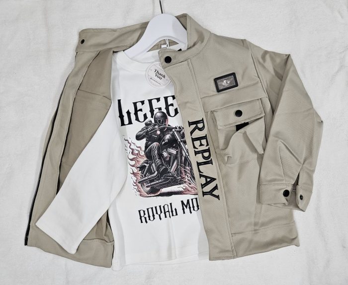 Replay Jacket & T-shirt Set - Image 3