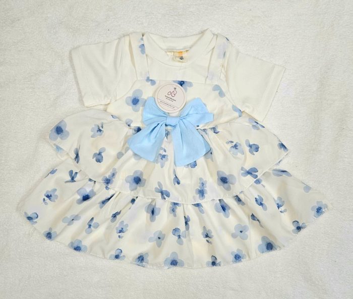 Floral Print White Dress - Image 2