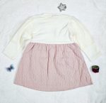Bow Perl Frock BABY PINK - Image 2